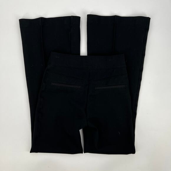 Spanx Stretch Flared Classic Black High-Waist Pants Size XS - Picture 6 of 8